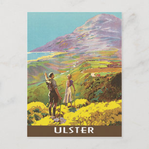 Ulster Nordirland Vintage Reise Postkarte