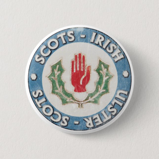 Ulster-Schotten/Schotte-Irisches Button (Vorderseite)