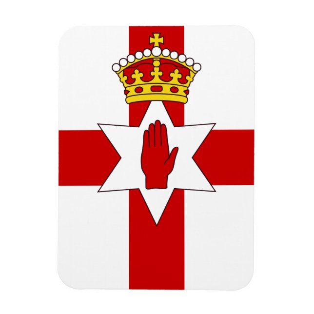 Ulsterflagge Nordirland Magnet (Vertikal)