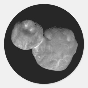 Ultima Thule Arrokoth Kuiper Belt Object Runder Aufkleber