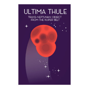 Ultima Thule Keiper Belt Weltraumkunst Fotodruck