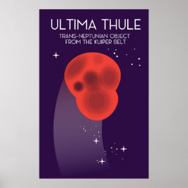 Ultima Thule Keiper Belt Weltraumkunst Poster