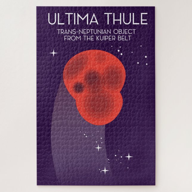 Ultima Thule Keiper Belt Weltraumkunst Puzzle (Vertikal)