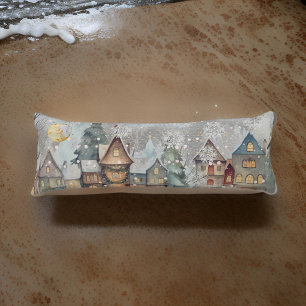 Ultimate Christmas Village Snow Seitenschläferkissen