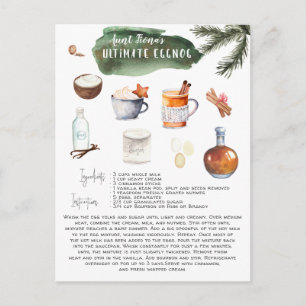 Ultimate Eggnog Recipe   Feiertage Postkarte