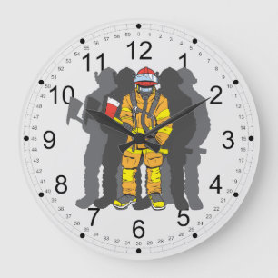 Ultimate Firefighter Große Wanduhr