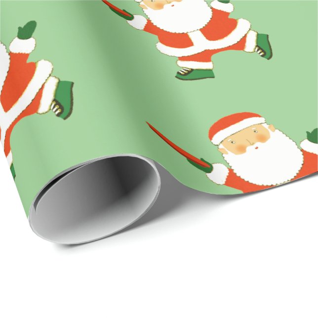 Ultimate Frisbee Christmas Wrapping Paper Geschenkpapier (Rolleneckpunkt)