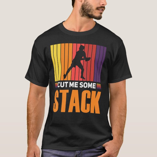 Ultimate Frisbee Disk Golf Stack T-Shirt (Vorderseite)