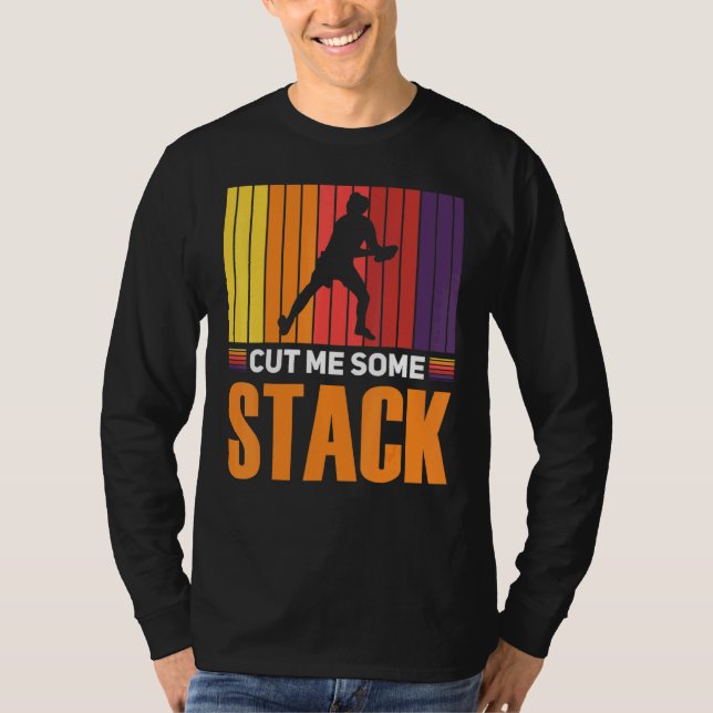 Ultimate Frisbee Disk Golf Stack T-Shirt (Vorderseite)