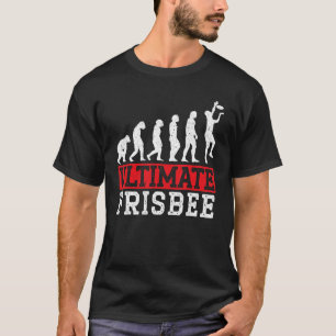 Ultimate Frisbee Evolution Flying Disk Sport T-Shirt