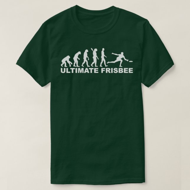Ultimate Frisbee Evolution T-Shirt (Design vorne)