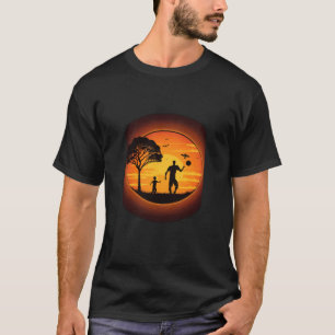 Ultimate Frisbee Fans Vater und Son Playing Frisb T-Shirt