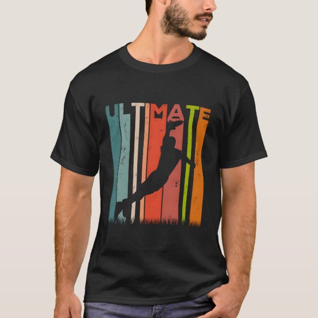 Ultimate Frisbee Frolf Disc Golf Player Flying Dis T-Shirt (Vorderseite)