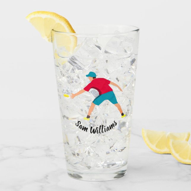 Ultimate Frisbee Glas (Vorderseite Ice)