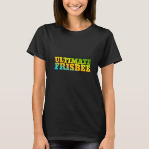 Ultimate Frisbee mit Naturfarben T-Shirt