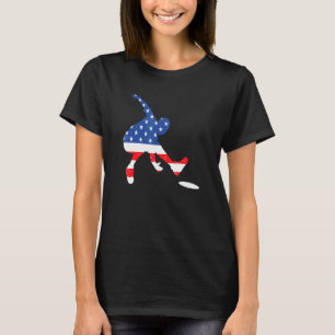 Ultimate Frisbee Player Disk Golf 4. Juli Amer T-Shirt