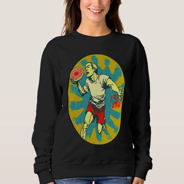 Ultimate-Frisbee-Rentner-Anerkennungs-Pop-Ultim Sweatshirt (Vorderseite)