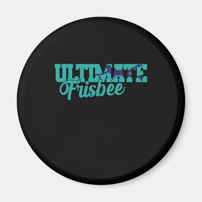 Ultimate Frisbee Strandsport Wurf Magnet (Vorne)