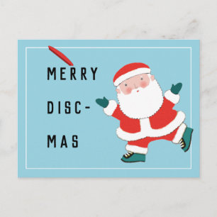 Ultimate-Frisbee-Weihnachtsgrüße Postkarte
