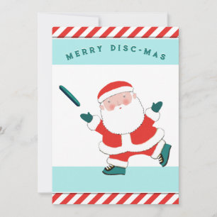 Ultimate Frisbee Weihnachtskarten Feiertagskarte