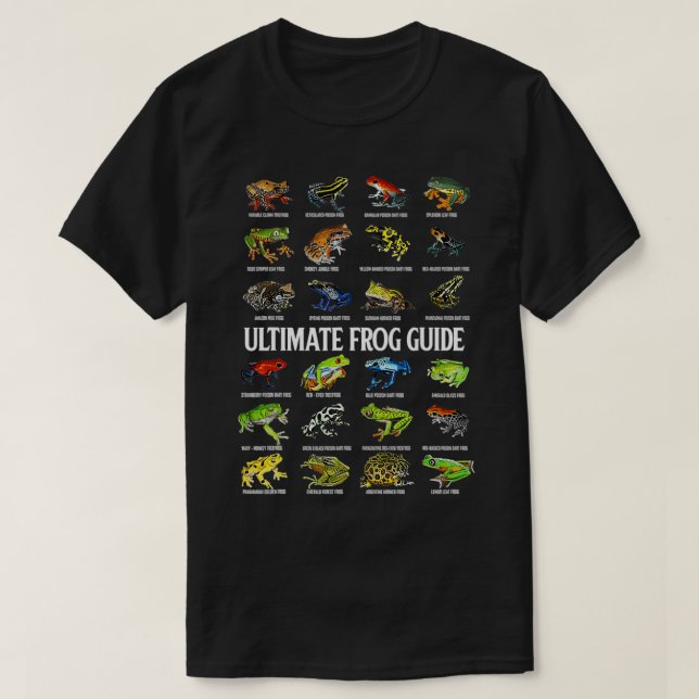 Ultimate Frog Guide Funny Frog Liebhaber T-Shirt (Design vorne)