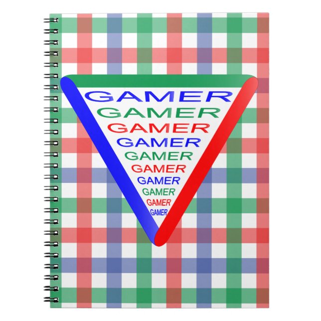 Ultimate Gamer 3 Gaming System Colors RGB Notizblock (Vorderseite)