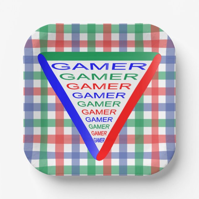 Ultimate Gamer 3 Gaming System Colors RGB Pappteller (Vorderseite)