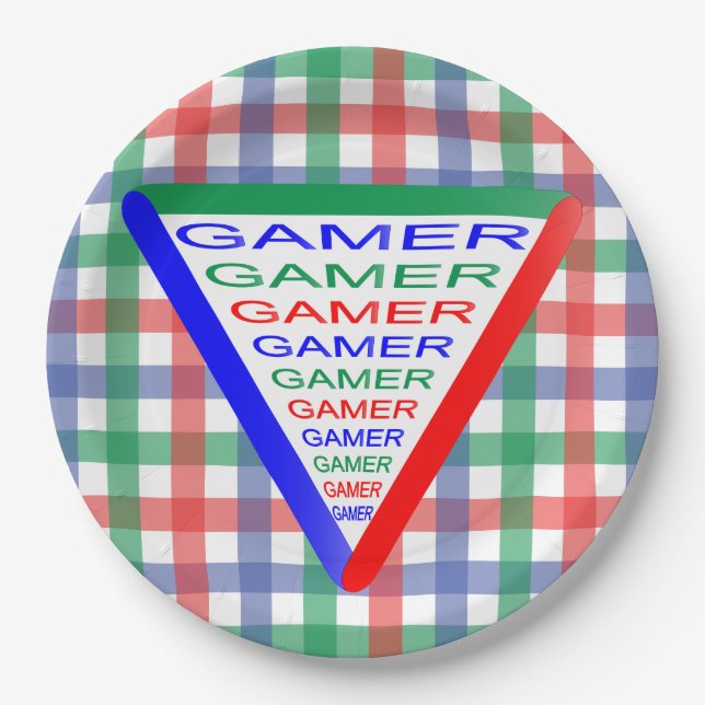 Ultimate Gamer 3 Gaming System Colors RGB Pappteller (Vorderseite)
