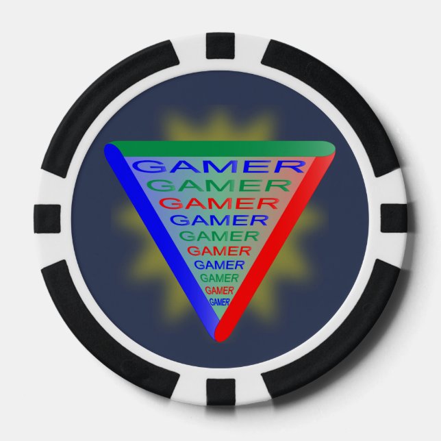 Ultimate Gamer 3 Gaming System Colors RGB Pokerchips (Vorderseite)