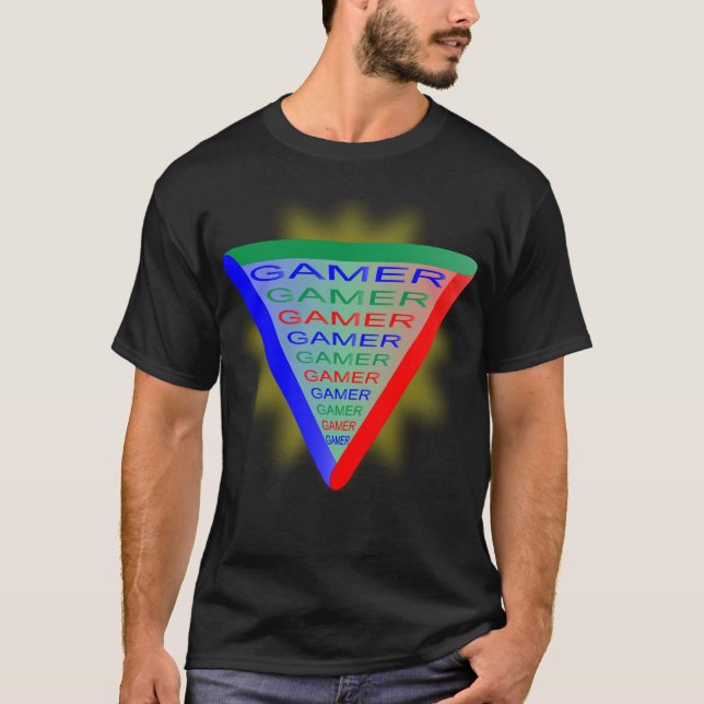 Ultimate Gamer 3 Gaming System Colors RGB T-Shirt (Vorderseite)