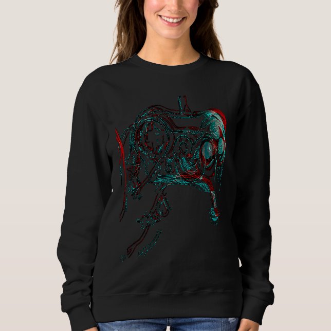 Ultimate Gaming Gamer futuristic Sweatshirt (Vorderseite)