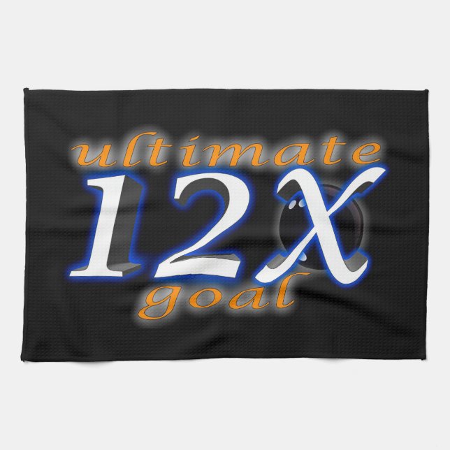 Ultimate Goal, Bowling Perfect Game, Handtuch (Horizontal)