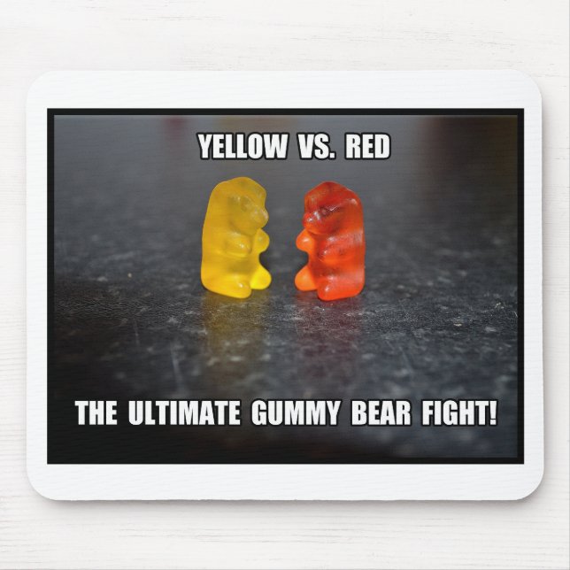 Ultimate Gummy Bear Fight Mousepad (Vorne)