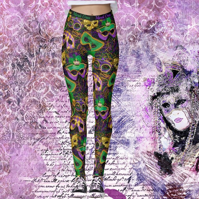 Ultimate Mardi Gras Leggings bereit zum Party (Von Creator hochgeladen)