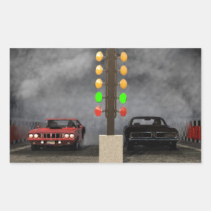 Ultimate Mopar Showdown Rechteckiger Aufkleber