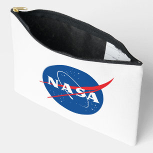 Ultimate NASA Logo Rocket White Zubehörtasche