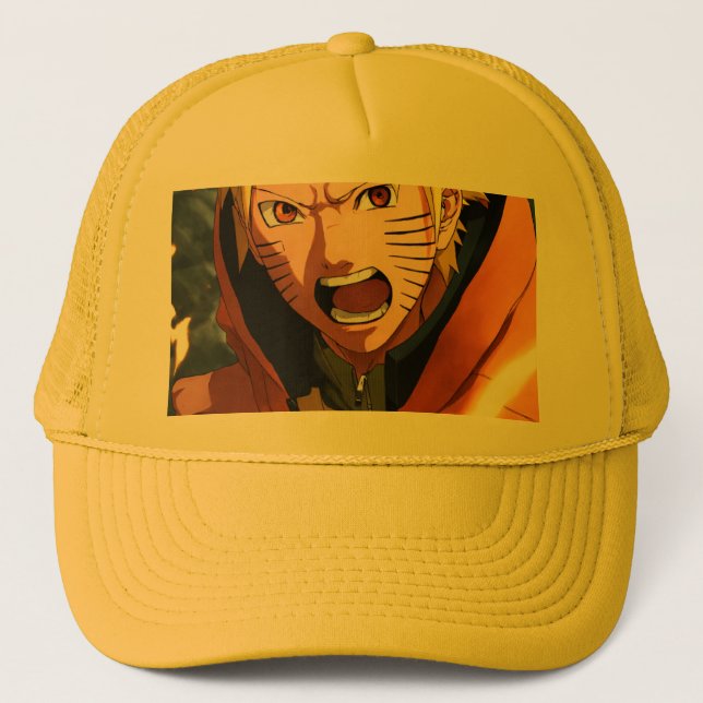 Ultimate Ninja Warrior Cap - Anime Adventure Inspi Truckerkappe (Vorderseite)