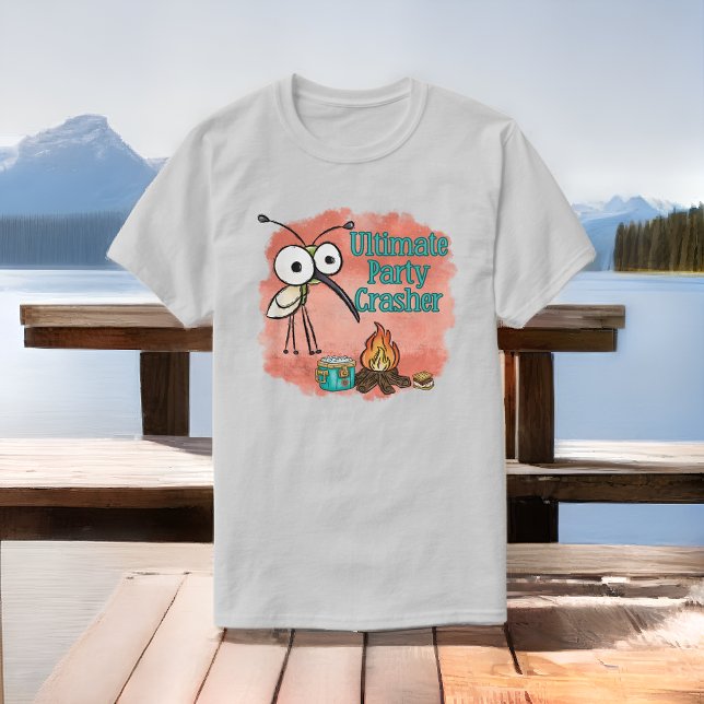 Ultimate Party Crasher Funny Mosquito T-Shirt (Von Creator hochgeladen)