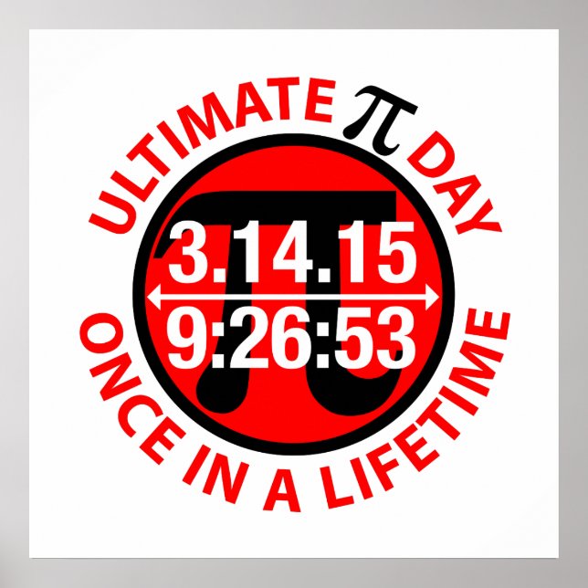 Ultimate Pi Day 2015 Poster (Vorne)