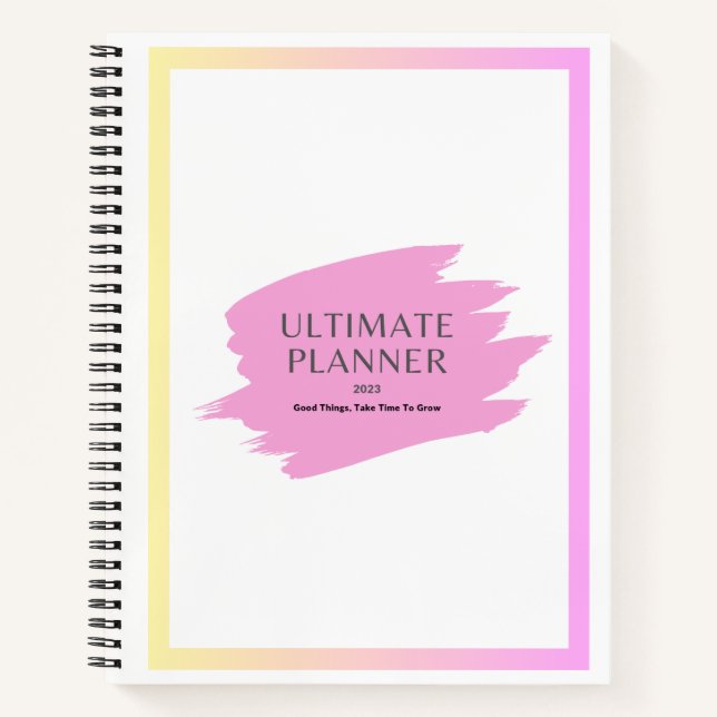 Ultimate Planner Notizbuch (Vorderseite)