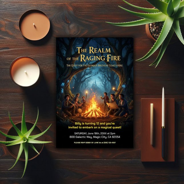 Ultimate Quest Adventure Birthday Party Einladung (Von Creator hochgeladen)