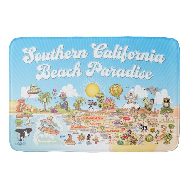 Ultimate SoCal Badematte (Vorderseite)