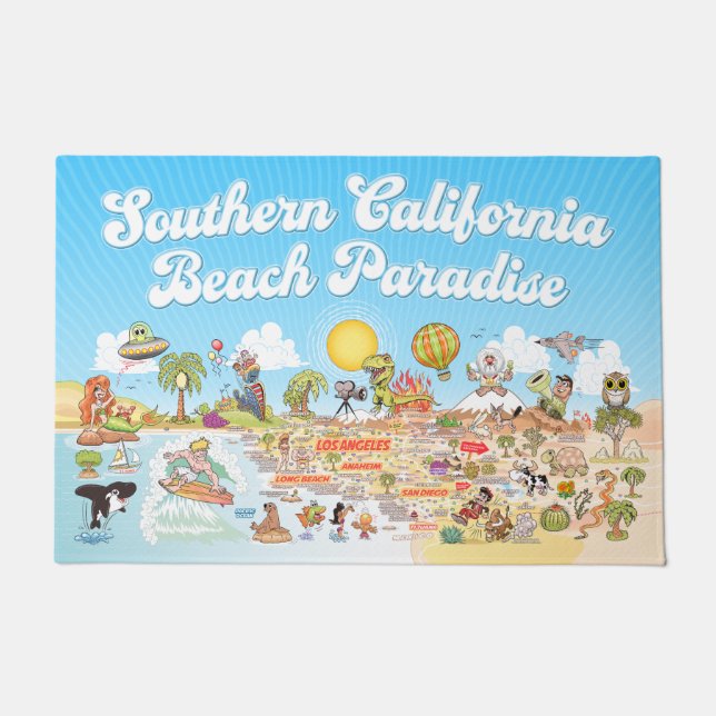 Ultimate SoCal Fußmatte (Vorderseite)