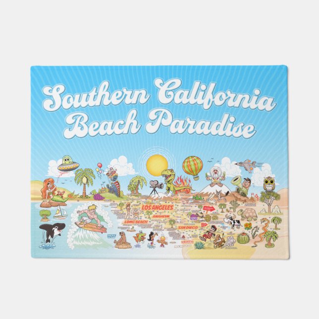 Ultimate SoCal Fußmatte (Vorderseite)