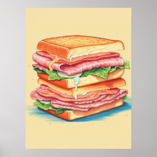 Ultimate Stacks Sandwich Poster (Vorne)
