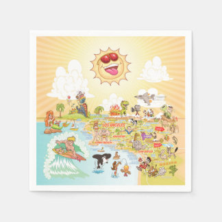 Ultimate Sunny California Paper Napkin Serviette