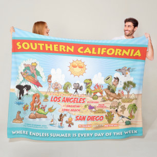 Ultimate Sunny California Sherpa Blanket Fleecedecke