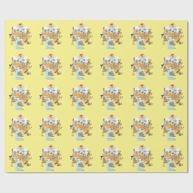 Ultimate Sunny California Wrapping Paper Geschenkpapier (Saum)