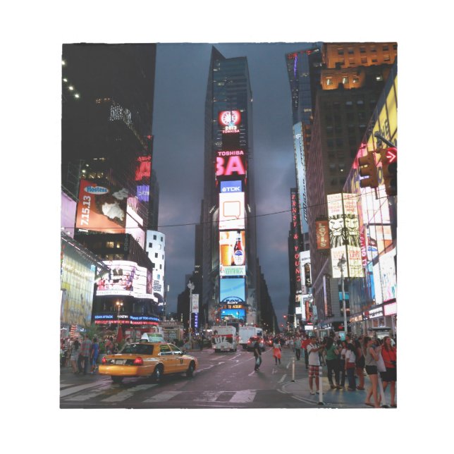 Ultimate Times Square New York Notizblock (Vorderseite)