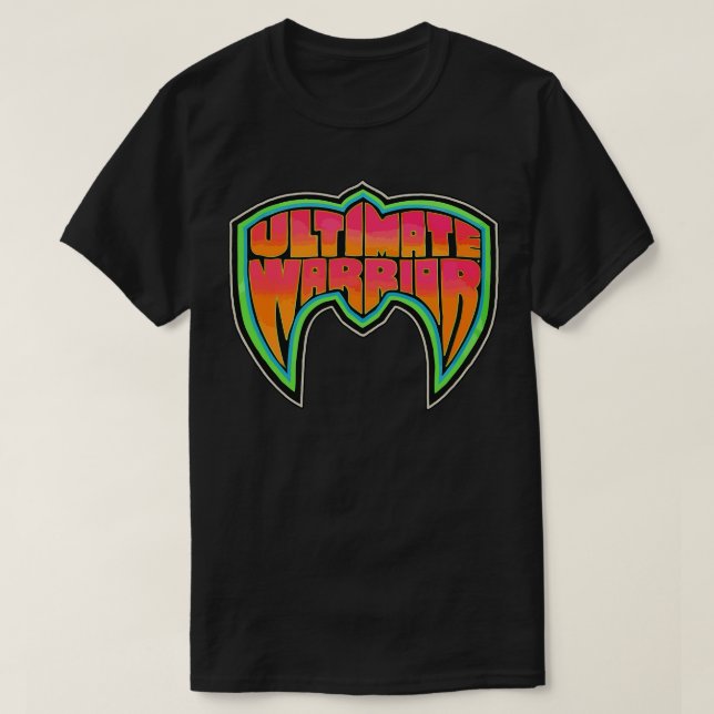 Ultimate Warrior Mask Pro Wrestling FanArt Tribute T-Shirt (Design vorne)